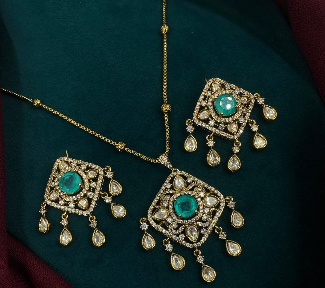 Mehendi Plating Necklace Set