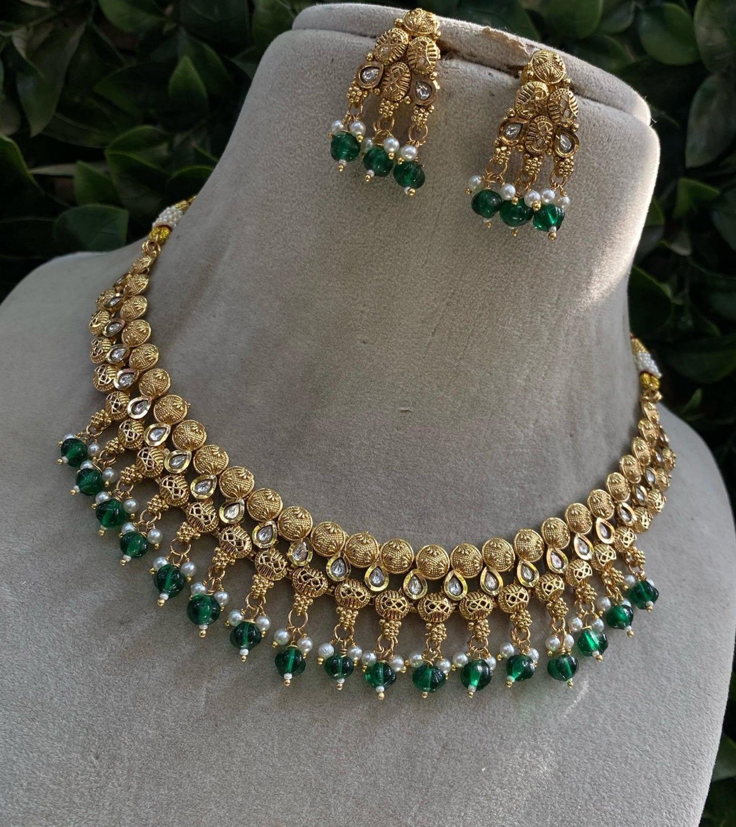Light Weight Brass Necklace Set