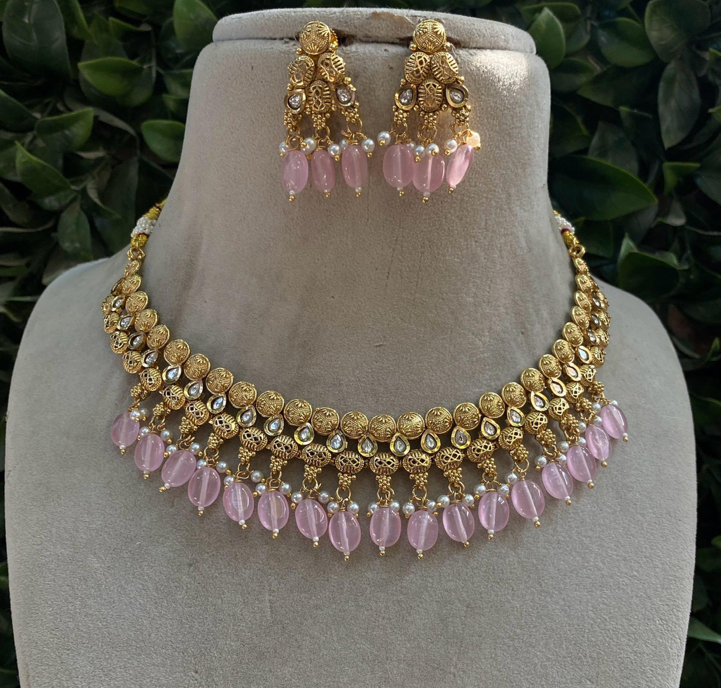 Light Weight Brass Necklace Set