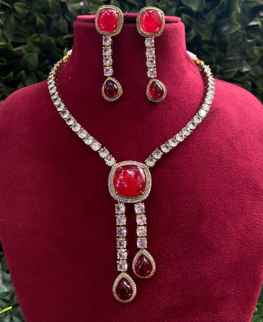 Collar Design Necklace Set